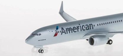 1:200 Hogan American BOEING 737 MAX 8 Passenger Airplane ABS Plastic Plane Model