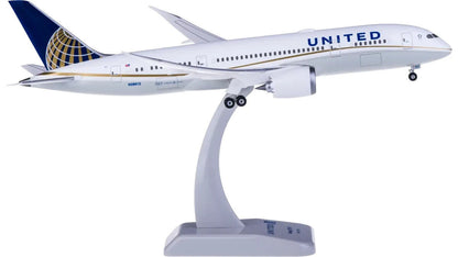 1:200 28CM Hogan UNITED BOEING 787-8 Passenger Airplane ABS Plastic Plane Model