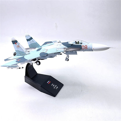 1/100 SU-27 Flanker Heavy Aircraft Fighter Aircraft Model Military Collection A
