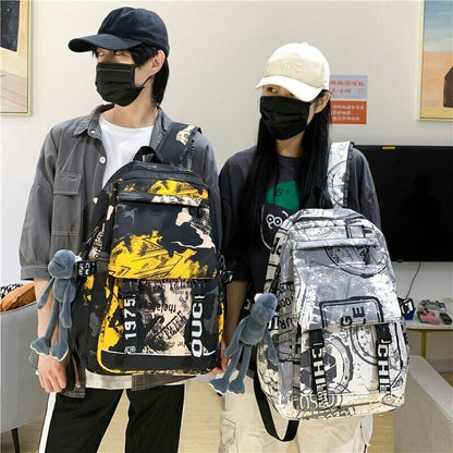 Camouflage Fashion Large Capacity Unisex Backpacks Teenage School Shoulder Bags