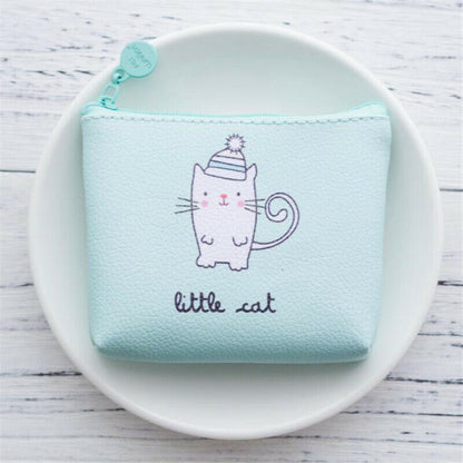Women's Wallet Small Coin Pouch Bag Female Purse PU Leather Mini Money Key Card