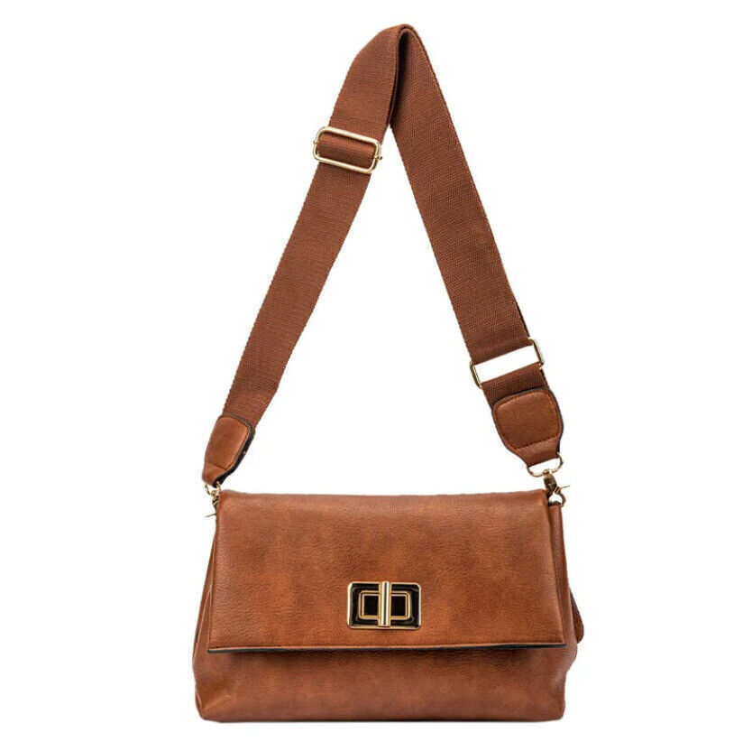 Celela Women Classic Clutch Wide Strap Crossbody Handbag Purse Bags Wallet