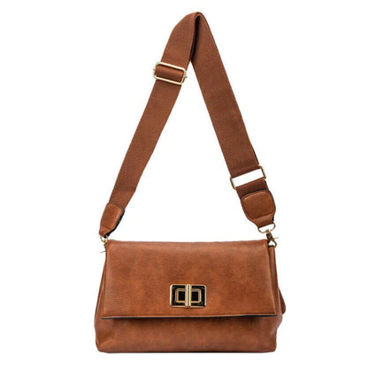 Celela Women Classic Clutch Wide Strap Crossbody Handbag Purse Bags Wallet