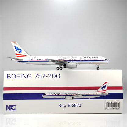1:200 NG Model China Southwest Airlines B757-200 Airplane Diecast Aircraft Model