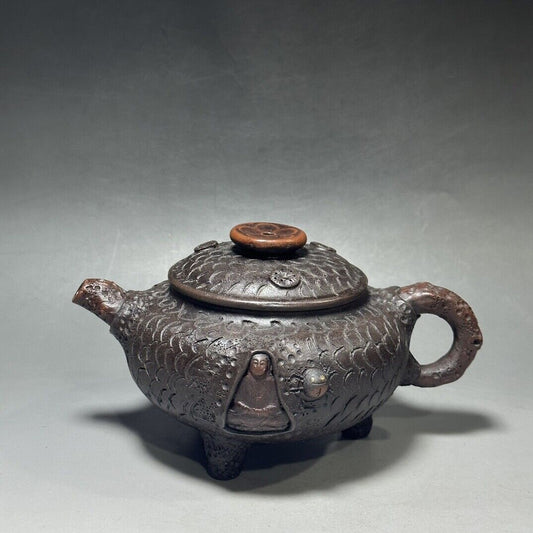 vintage chinese yixing purple clay teapot zisha ceremony teaware collection rare