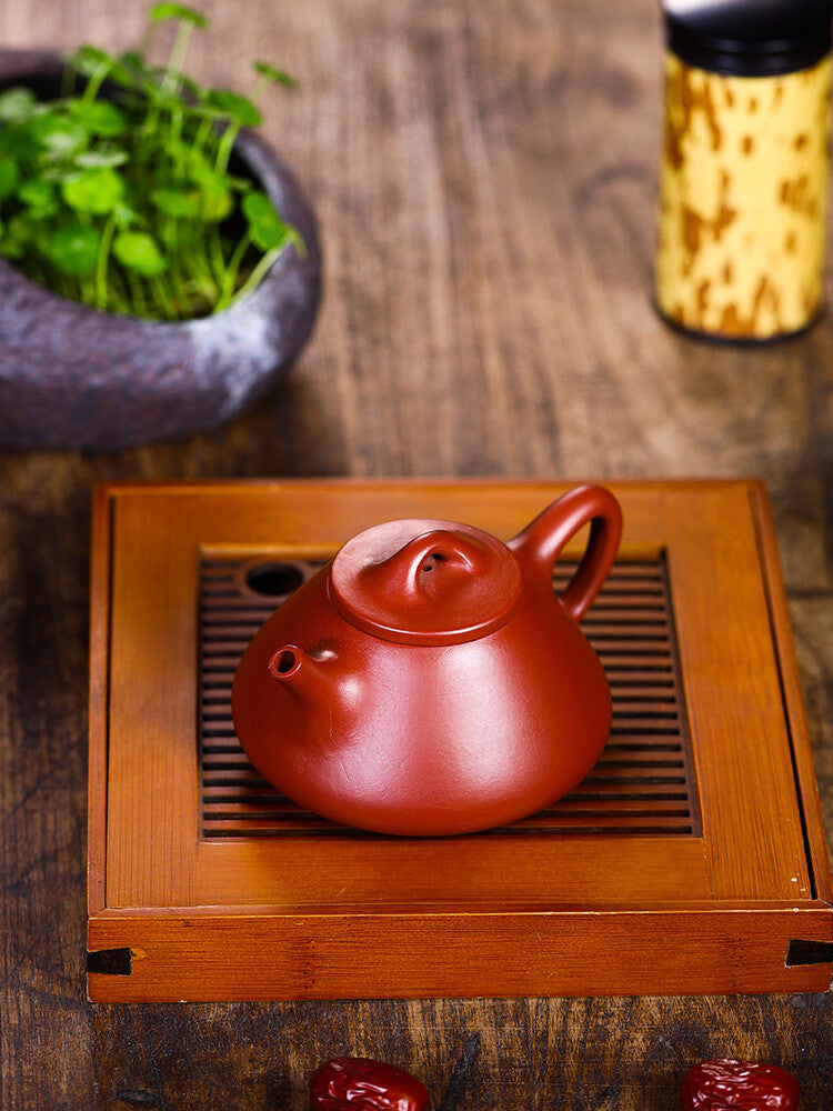 Chinese Yixing Zisha Pottery Handmade Clay 9 Hole Ziye Shi Piao Teapot Tea Pot