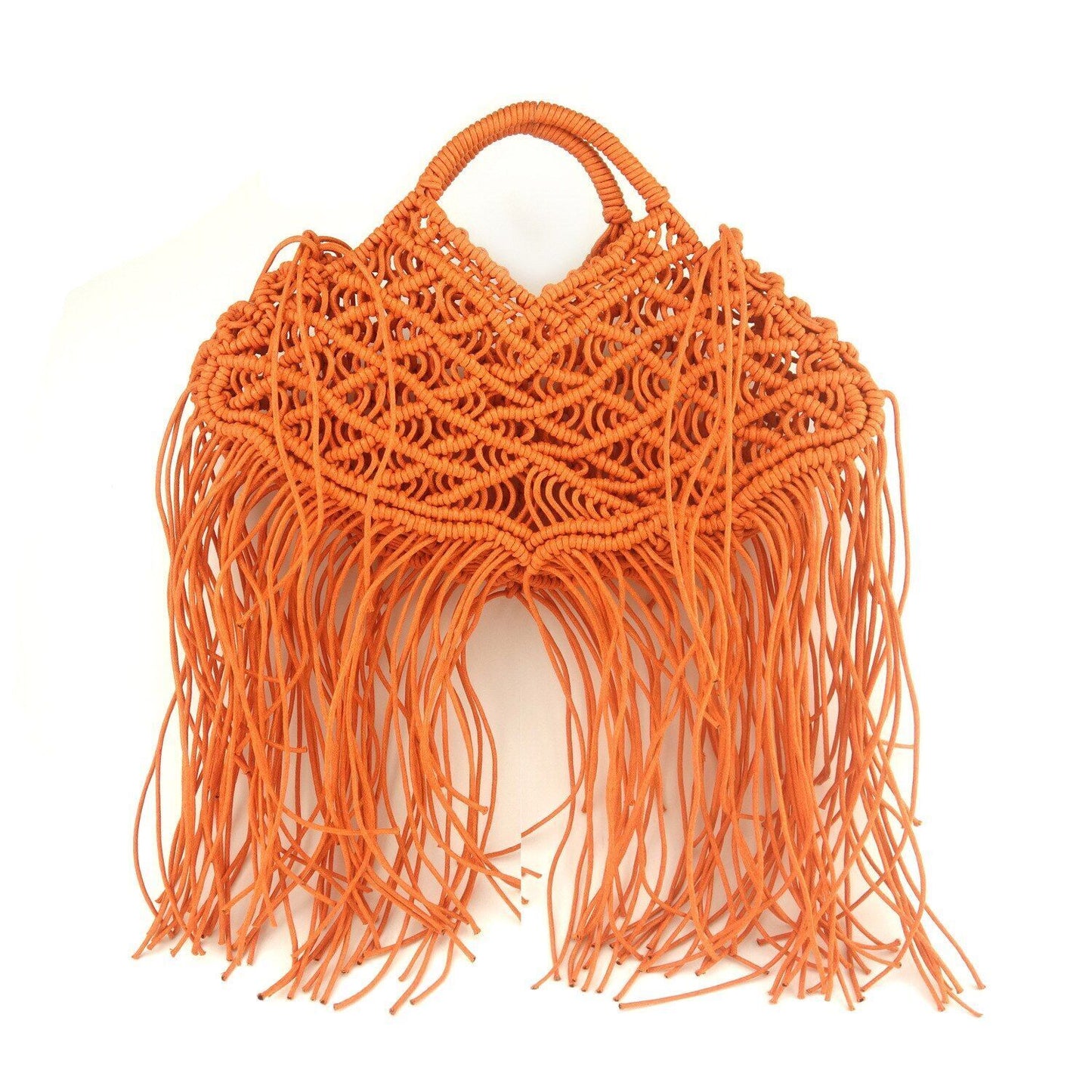 Large Hollow Rope Woven Handbags Summer Beach Shoulder Bag Casual Purse 31*16 CM
