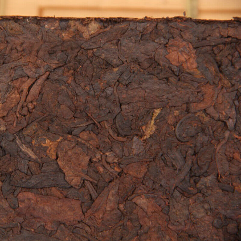 1000g Bamboo Shell Old Pu'er Tea Brick Yunnan Ancient Tree Big Leaf Pu-erh Tea