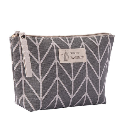 Plaid Printing Cosmetic Bag Makeup Case Organizer Bag Travel Tote Pouch Bags 1PC