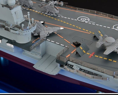 1:350 96CM China Navy Liaoning Aircraft Carrier 16 Warship Diecast Vessel Model
