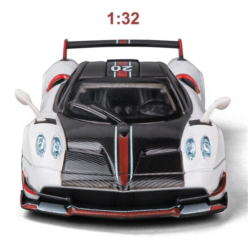 1:32 Pagani Huayra BC Diecast Model Car Toy Vehicle Sound Light Collection Gift