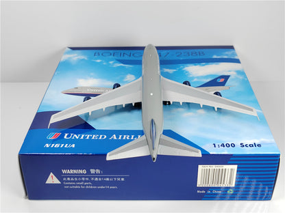 1:400 Phoenix UNITED AIRLINES BOEING B747-200 Airplane Diecast Aircraft Model