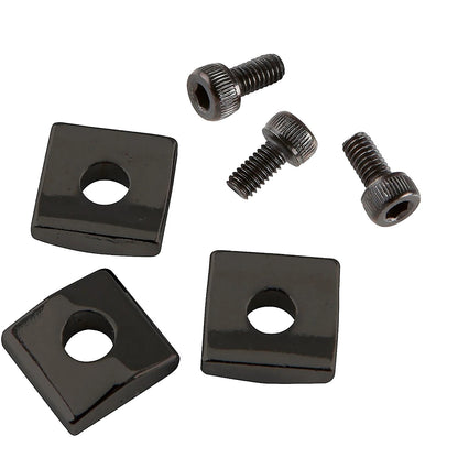 3 Pcs Black Nut Blocks Clamp and Screws Kits For Electric Guitar Tremolo bridge/