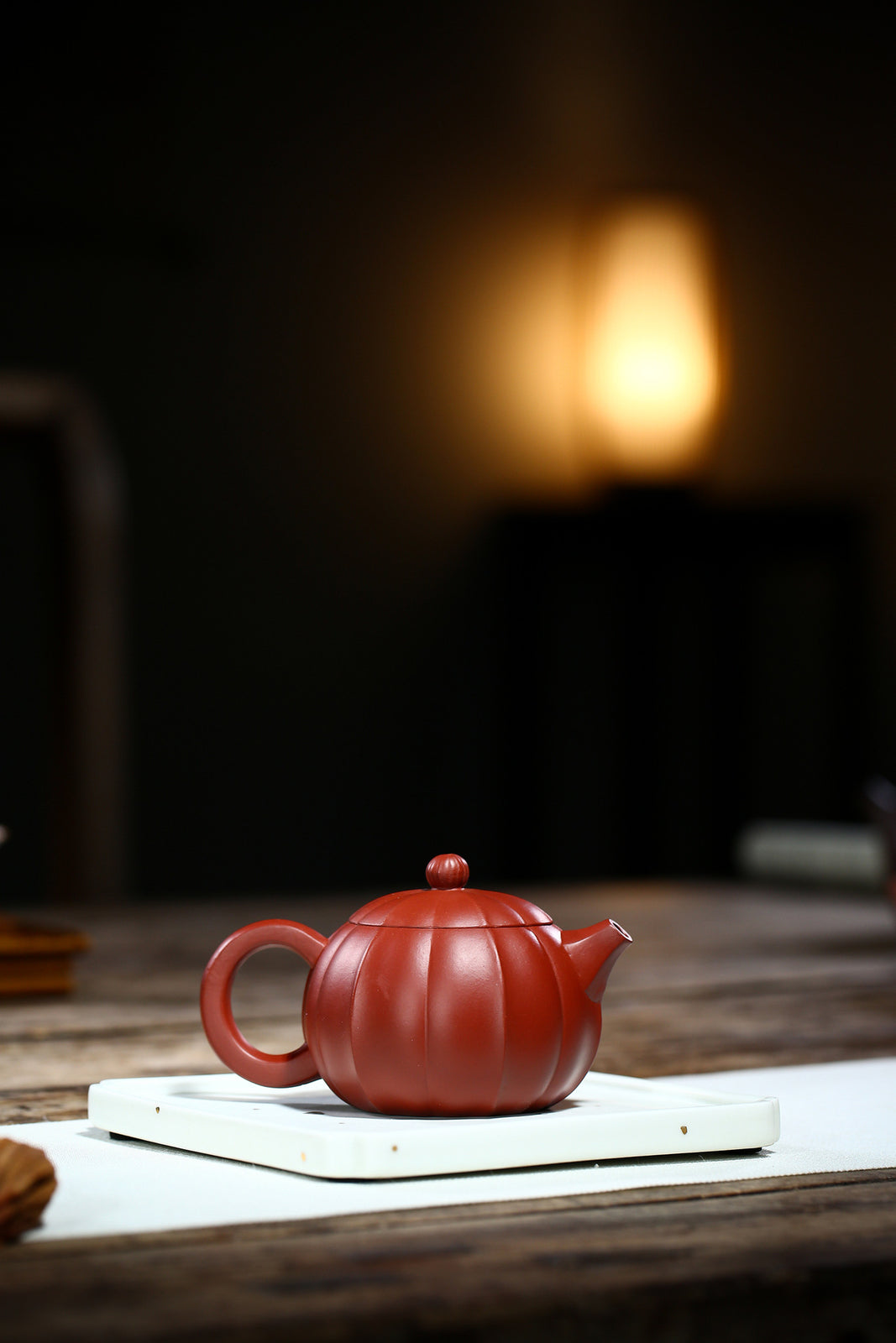 Chinese Yixing Zisha Pottery Clovershrub Clay 200ML Muscle Grain Xishi Teapot