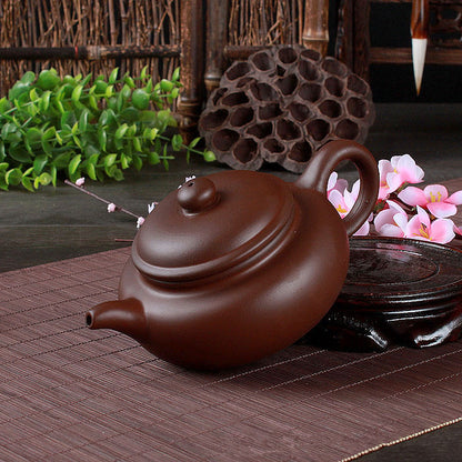 6.8oz Traditional Craft Antique Style Pot Red Clay Chinese Gongfu Tea Pot 200ml