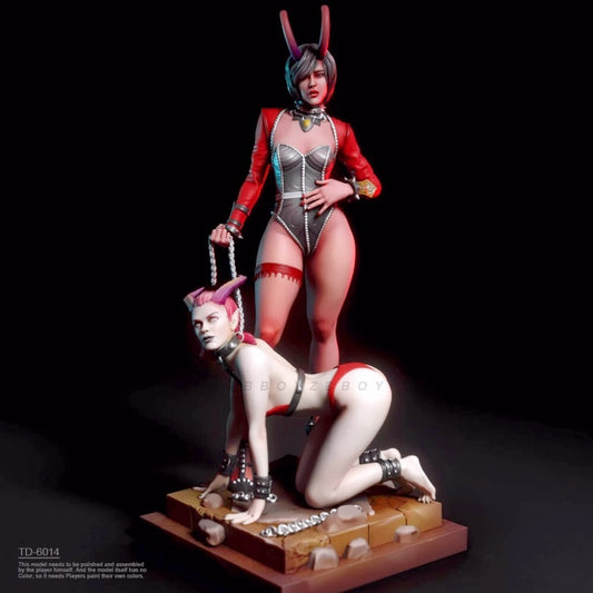 1/24 resin figure model kit Tame the evil female demon Unassembled Unpainted