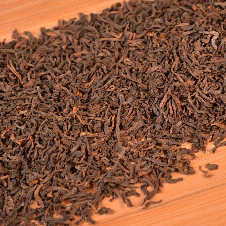 YunNan MengHai Puer Ripe Tea Loose Tea Cooked Puerh Mellow pu'er tea