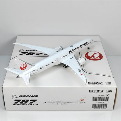 1:400 JC Wings JAL BOEING B787-9 Passenger Airplane Diecast Aircraft Model