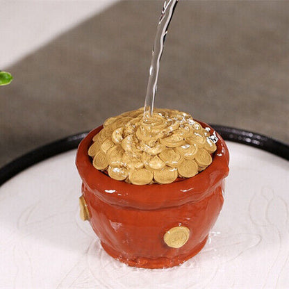 Creative Table Ornament Decoration Yixing Zisha Tea Pet Artware Coin Wealth New