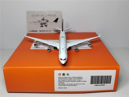 1:400 JC Wings Lufthansa STAR ALLIANCE AIRBUS A340-300 Airplane Diecast Model