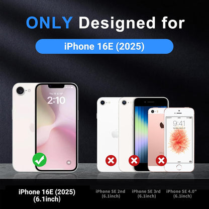 For Iphone 16E Case [Compatible with Magsafe][Shockproof][Dropproof][Dust-Proof]