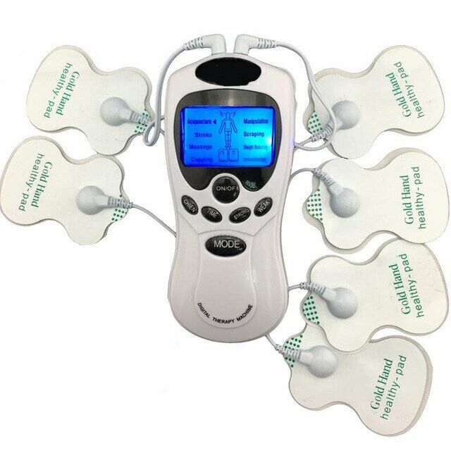 Pulse Body Slimming Apparatus Acupuncture Electric Therapy Massager Machine Gift