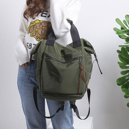 Nylon Backpack Casual Backpacks High Capacity Bag Teenage Travel Students 20-35L