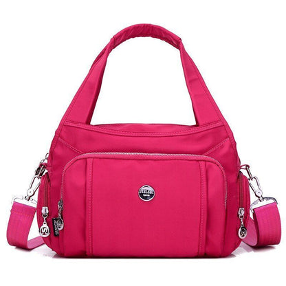 Nylon Large Messenger Bag Crossbody Handbag Waterproof Shoulder Bags 31*12*20 CM
