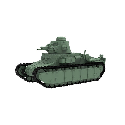 SSMODEL 1/35 Military Model Kit France D1 Light Tank ST2 Turret &47mm SA34 Gun