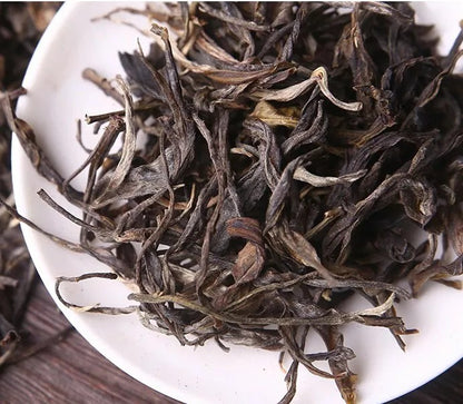 500g MengHai Old BanZhang Puer Ripe Tea Pu'Er Brick Cooked tea Ancient Gold bud