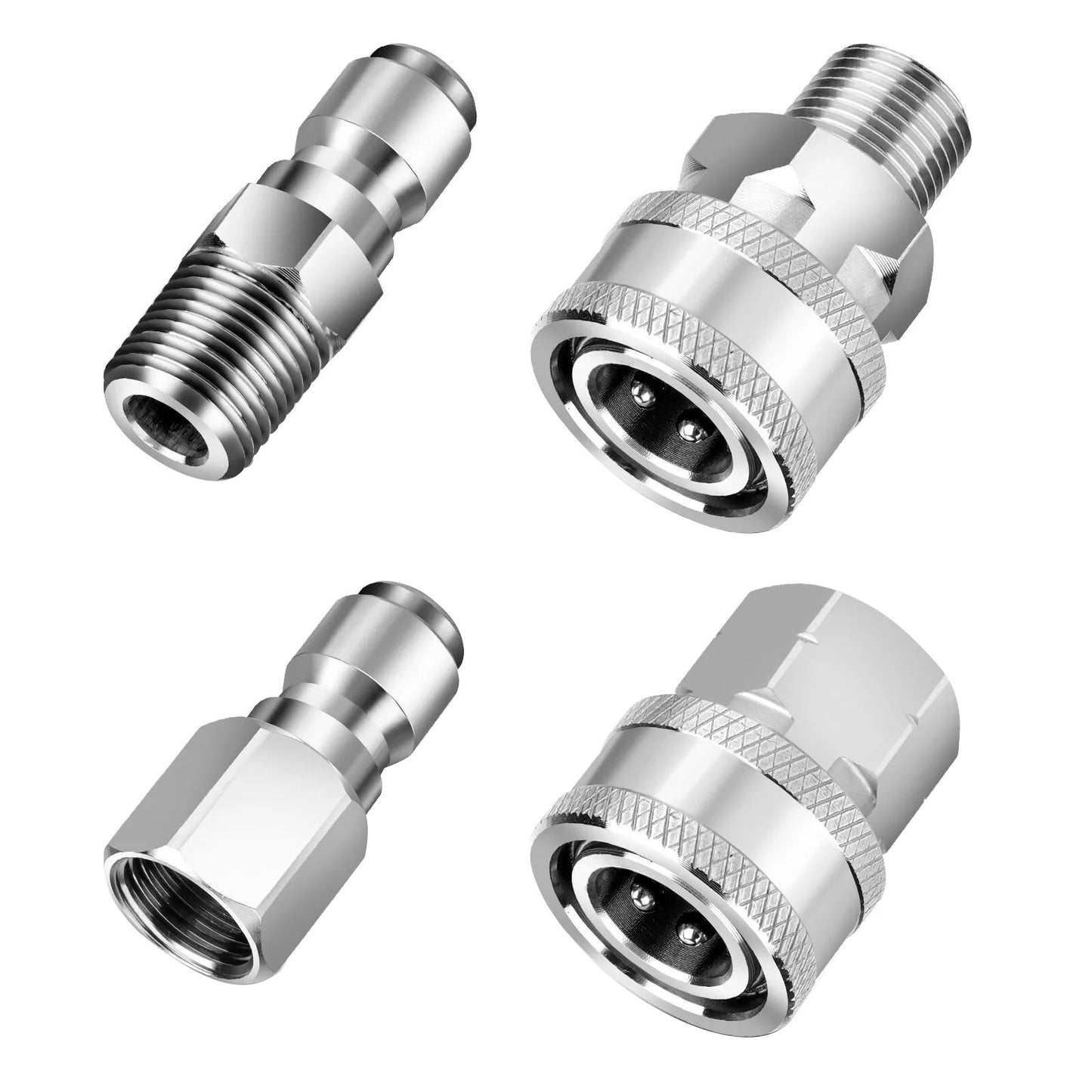 4pcs pressure washer adapter kit featuring high hardness and excellent quality
