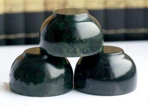 2pcs China Natural Exquisite Hand-carved Chinese Hetian Jade - Jade Bowl