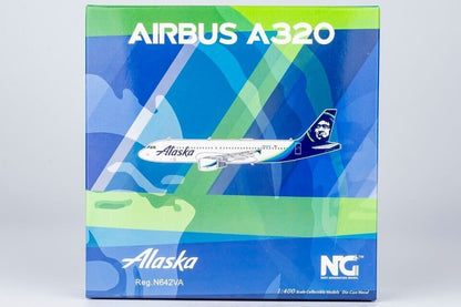 1:400 NG Model Alaska AIRBUS A320 Passenger Airplane Diecast Aircraft Model