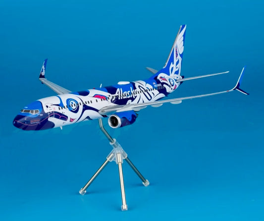 1:200 GeminiJets Alaska Airlines Boeing 737-800S Aircraft Diecast Airplane Model
