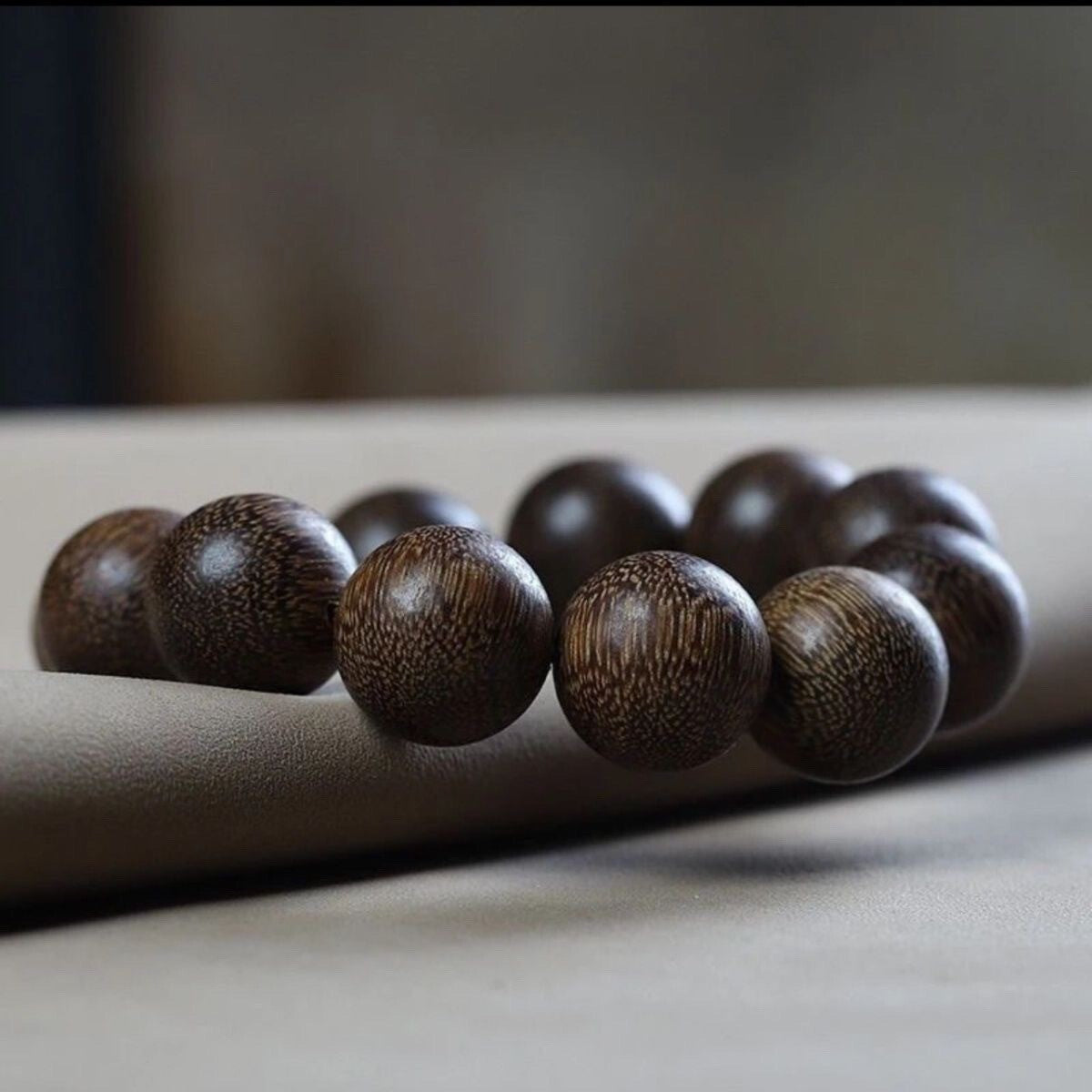 20mm Beads Natural Grade A Agarwood Men Woman Bracelet Buddha Lucky Prayer Beads