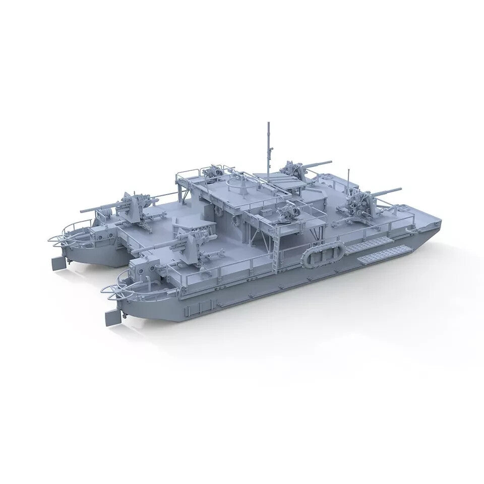 SSMODEL SSC350577S Model Kit German Navy SF40 Siebel Air Defense Ferry FULL HULL