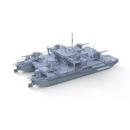 SSMODEL SSC350577S Model Kit German Navy SF40 Siebel Air Defense Ferry FULL HULL