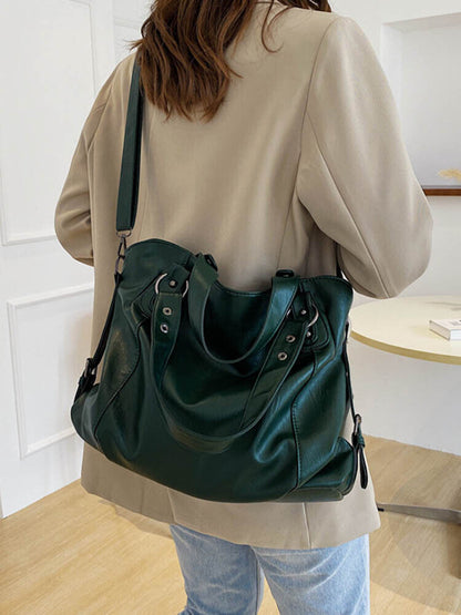 Shopper Tote Bag Women Pu Leather Female Shoulder Crossbody Bags Women's Handbag