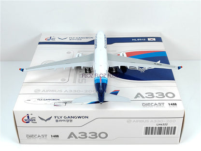 JC Wings FLY GANGWON for Airbus A330-200 HL8512 1:400 Aircraft Pre-built Model