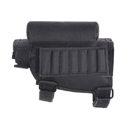 Tactical Butt Stock Rifle Cheek Rest Pouch Military Gear Bullet Holder Bag Shell