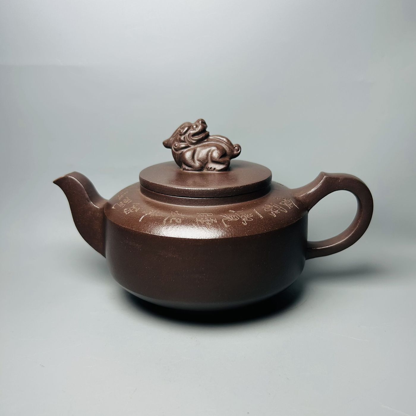 Chinese Yixing Purple Clay Teapot Tea Set Pot Zisha Ceramic Cute Decor Figurine