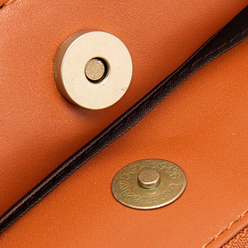 Women's Vintage Shoulder Bag Genuine Leather Crossbody Bag Multiple Pockets