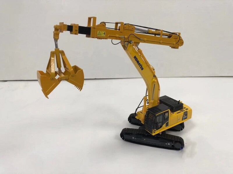 1:50 PC450LC-8 Grab Excavator Contruction Machine Equipment Diecast Metal Model