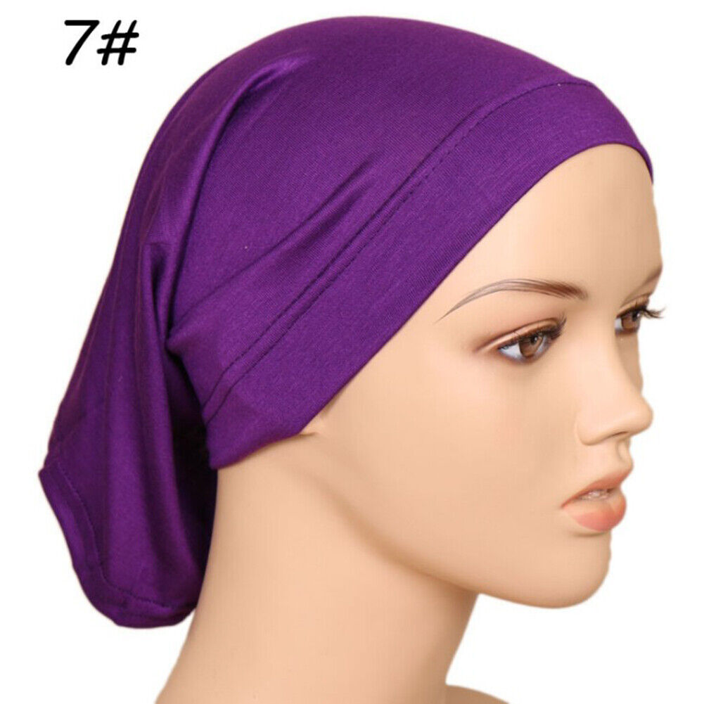 Muslim Head scarf Inner Hijab Caps Islamic Underscarf Ninja Scarf hat Unisex
