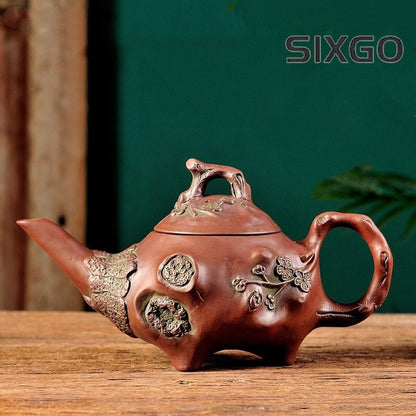 500ml Chinese Yixing Purple Clay Tea Pot Creative Tea Accessories Filter Teapot