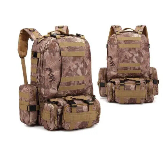 50L Tactical Backpack Men Sport Tactical Bag Hiking Travel Laptop Backpacks