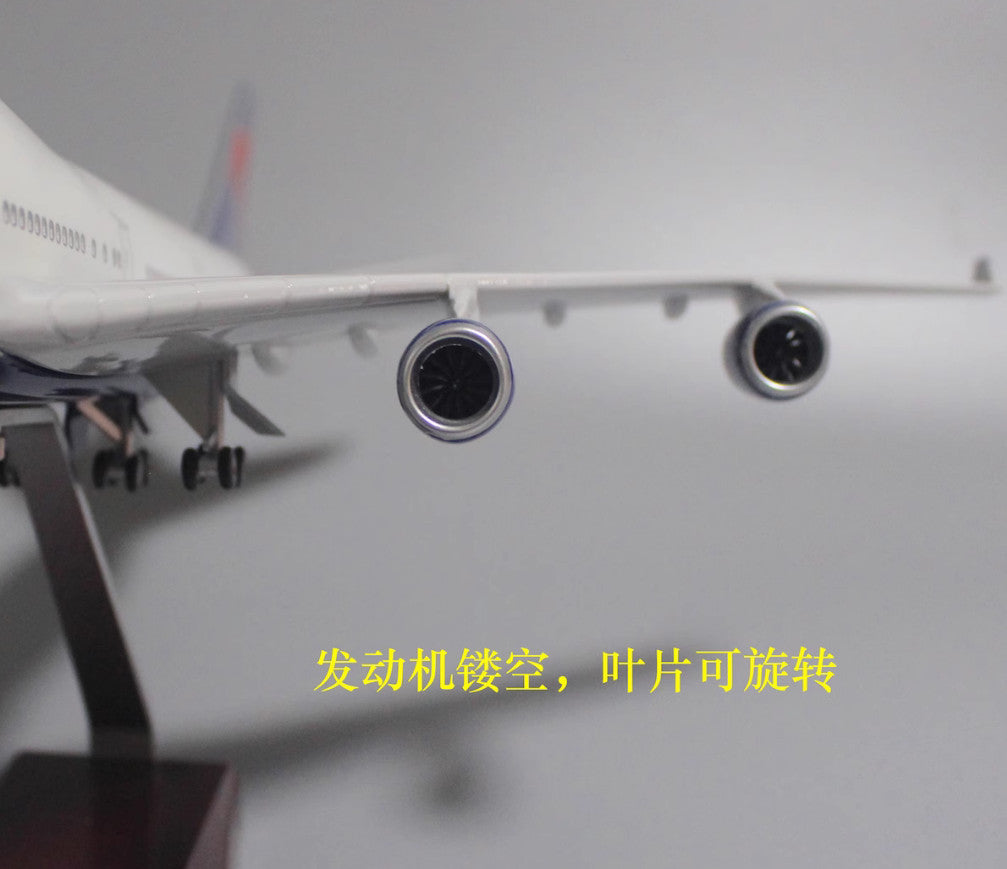 1:150 47CM DELTA BOEING 747-400 Airplane Plane Landing Gear Resin Aircraft Model