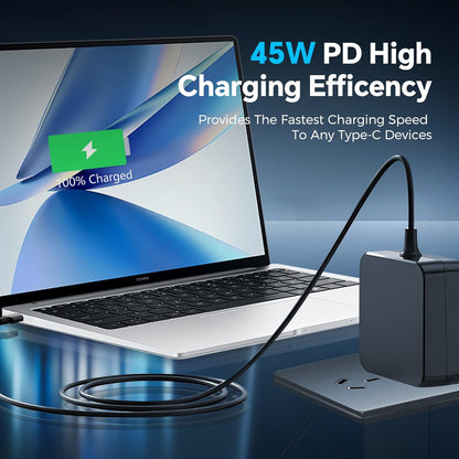 45W USB-C Fast Charger for Steam Deck/Oled，Pd 3.0 AC Adapter with 6.6FT Cable,Co