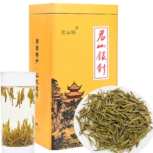 Yellow tea jun shan Silver Needle Bai Hao Yin Zhe tea 125g Chinese Tea