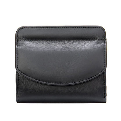 Short Wallet Purse Genuine Leather Card Holder Short Coin Money Bag 10.5*1*9.5cm